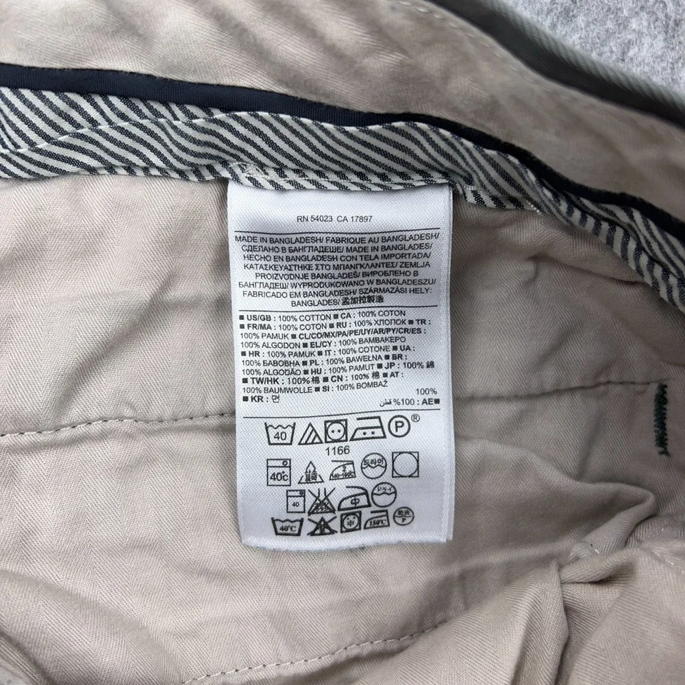 Banana Republic‎ Pants Mens 32x32 Gray Slim Fit Aiden Chino 100% Cotton Slacks